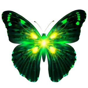 Glowing Green Butterfly Picture PNG Ion PNG