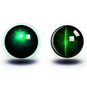 Glowing Green Orb PNG 29