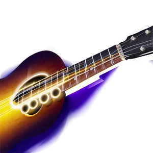 Glowing Guitar Strings PNG Ops