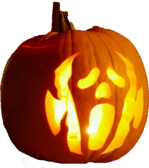 Glowing Halloween Jack O Lantern
