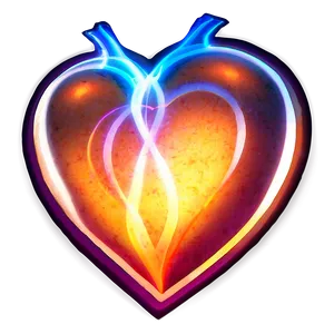 Glowing Heart Icon Png 05252024 PNG image