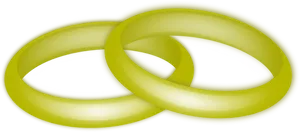 Glowing Interlocked Rings Graphic PNG image