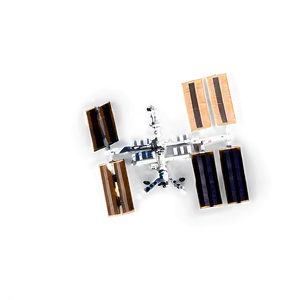 Glowing Iss In Earth's Shadow PNG Ctv PNG