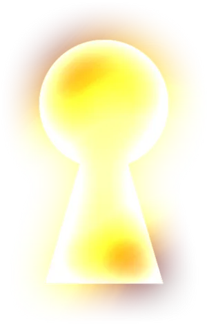 Glowing Keyhole Abstract PNG image