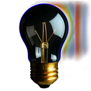Glowing Light Bulb PNG Kad