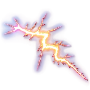 Glowing Lightning Bolt PNG 25