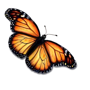 Glowing Monarch Butterfly Png Yid PNG image