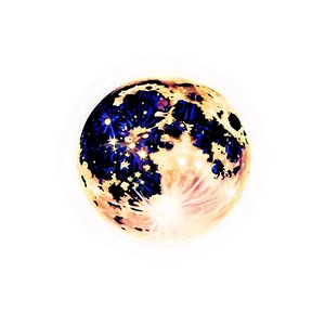 Glowing Moon Transparent PNG 05252024
