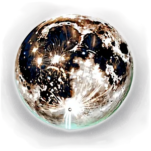 Glowing Moon Transparent PNG 05252024