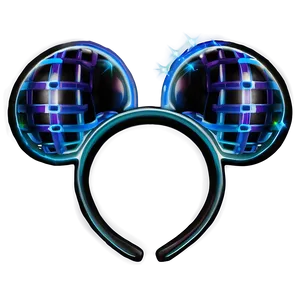 Glowing Mouse Ears PNG Dwi PNG