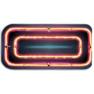 Glowing Neon Rectangle Png 06272024 PNG image