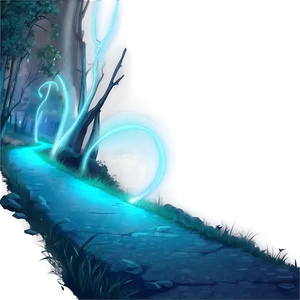 Glowing Night Path PNG 16 PNG