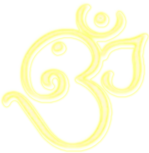 Glowing_ Om_ Symbol PNG image