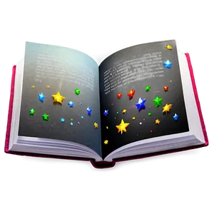 Glowing Open Book PNG 20