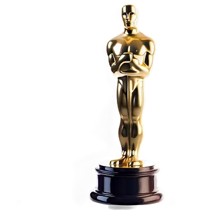 Glowing Oscar Trophy PNG Ngr PNG