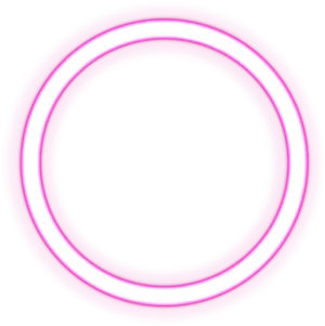 Glowing Pink Circle Graphic PNG image