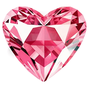 Glowing Pink Heart Diamond PNG Tpp44 PNG