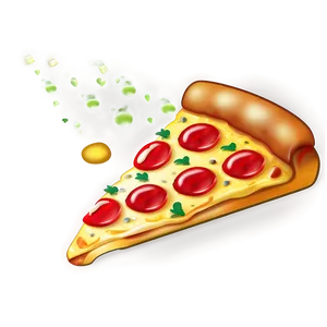Glowing Pizza Emoji PNG Dun33 PNG