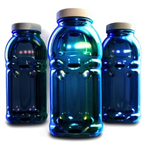 Glowing Plastic Bottle Png Oev61 PNG image