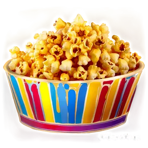 Glowing Popcorn Png Dpt19 PNG image