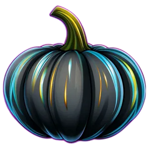 Glowing Pumpkin Silhouette PNG 93 PNG