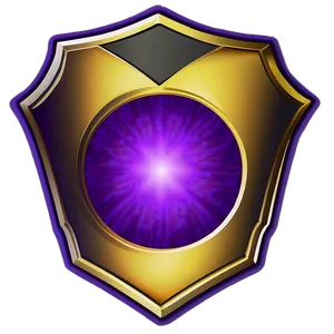 Glowing Purple Circle Emblem Png 06202024 PNG image