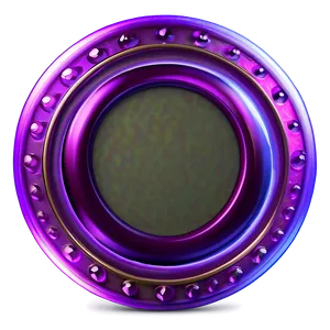 Glowing Purple Circle Emblem PNG Ogl90 PNG