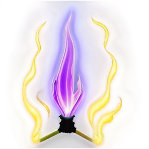 Glowing Purple Flame Png 06272024 PNG image