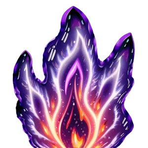 Glowing Purple Flame Png 8 PNG image