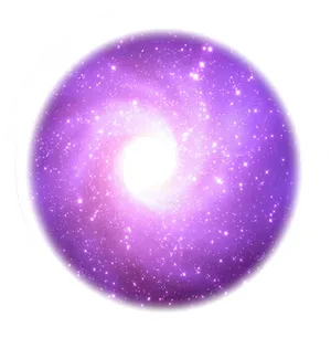Glowing Purple Galaxy Portal PNG image