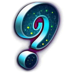 Glowing Question Mark Design Png Jlr33 PNG image