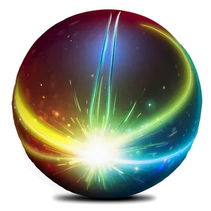 Glowing Radiant Sphere Png 06252024 PNG image