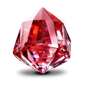 Glowing Red Crystal PNG 06242024