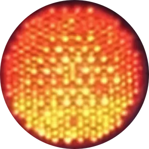 Glowing Red Sphere Texture PNG