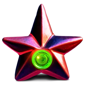 Glowing Red Star PNG 57