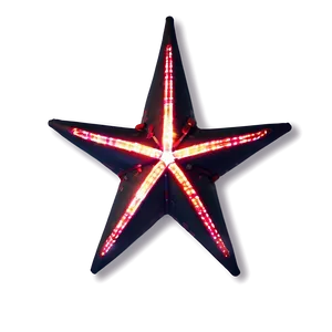 Glowing Red Star PNG 7