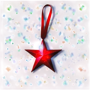 Glowing Red Star PNG Pqw