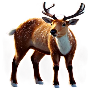 Glowing Reindeer Png 91 PNG image