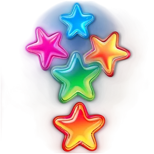 Glowing Rounded Star Png Tqe13 PNG image