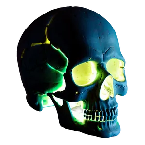 Glowing Skull Picture PNG B