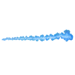 Glowing Smoke Trail PNG 06132024