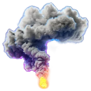 Glowing Smoke Trail PNG 90