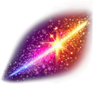 Glowing Sparkle Stars PNG 25