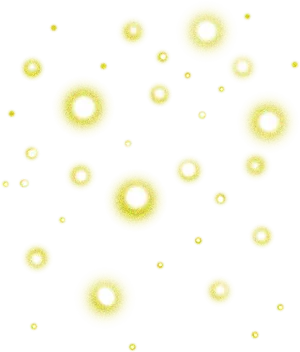 Glowing Sparkleson Black Background PNG image