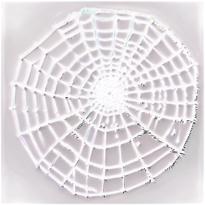 Glowing Spider Web Art PNG