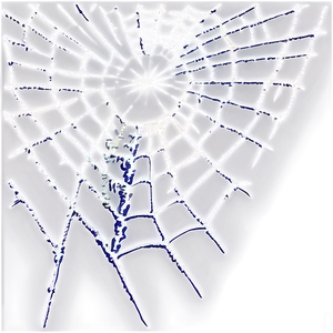 Glowing Spider Web Art
