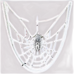 Glowing Spider Web Artwork PNG image