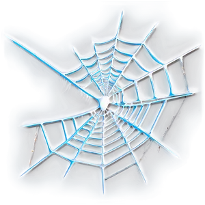 Glowing Spider Web Artwork