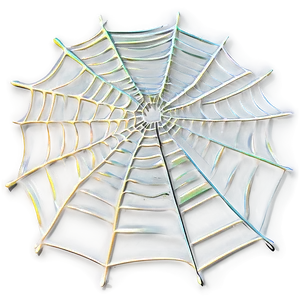 Glowing Spider Web Artwork