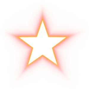 Glowing Star Graphic PNG image